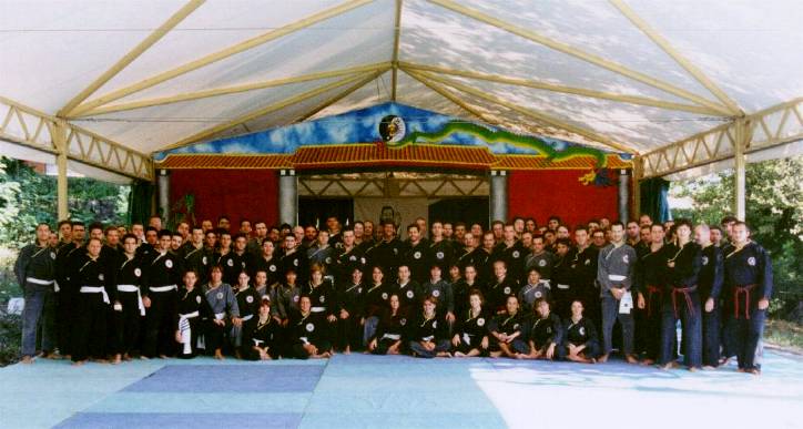 Foto di gruppo stage estivo Monte Grimano 1996